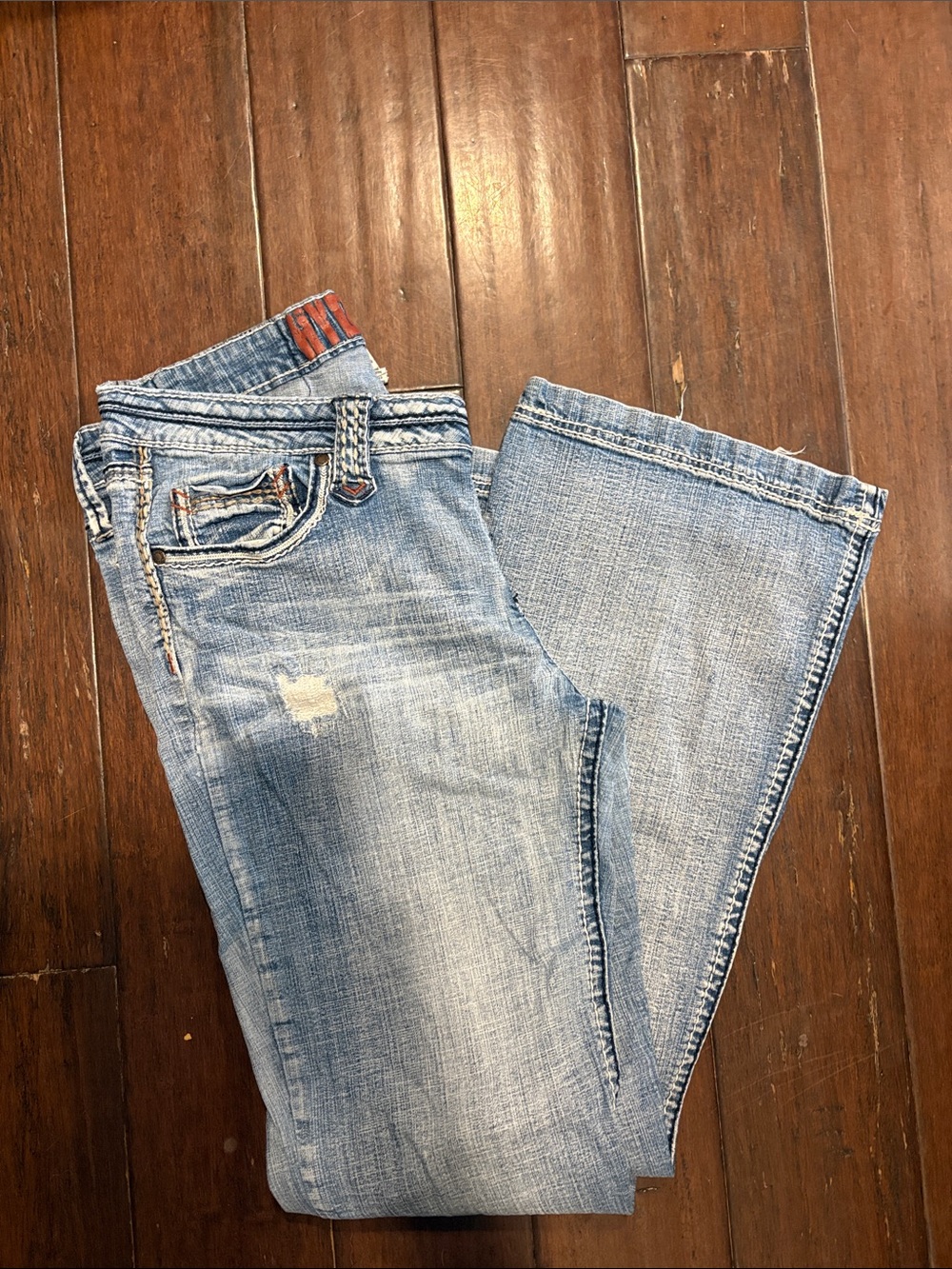 Hydraulic Light Blue Flare Jeans - Picture 1 of 3